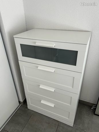 HAUGA commode à 4 tiroirs, blanc, 70x104 cm (271/2x41) - CA
