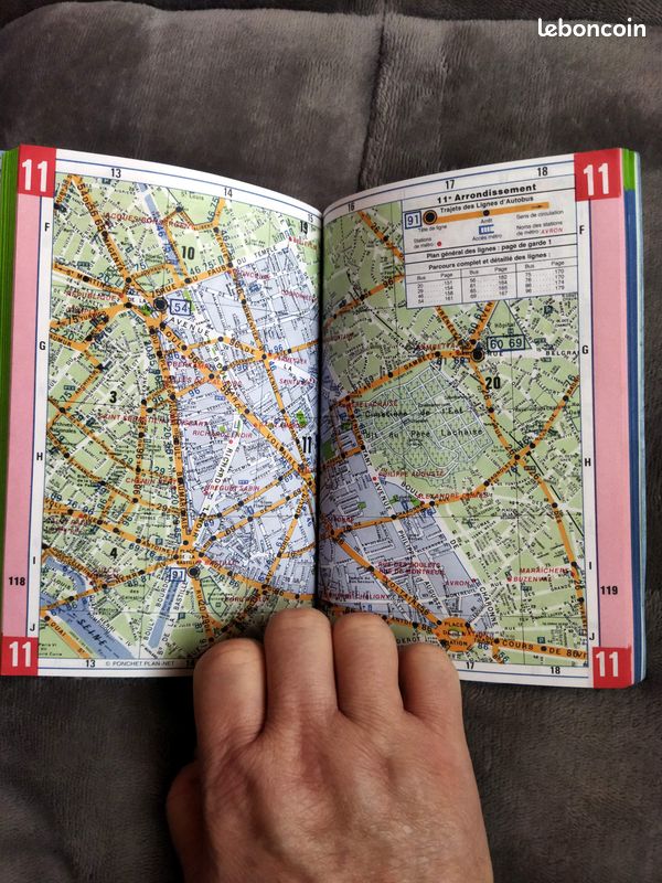 Plan Autobus de Paris 1993 (image 2)
