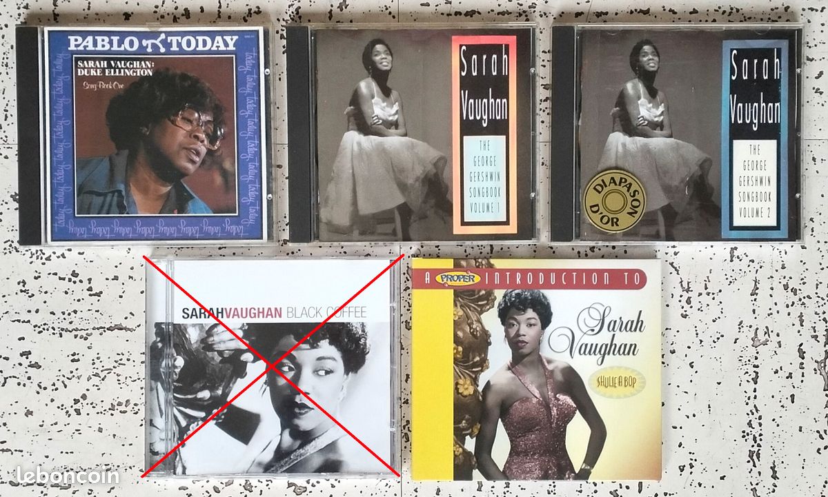 Lot CD Sarah Vaughan (image 1)
