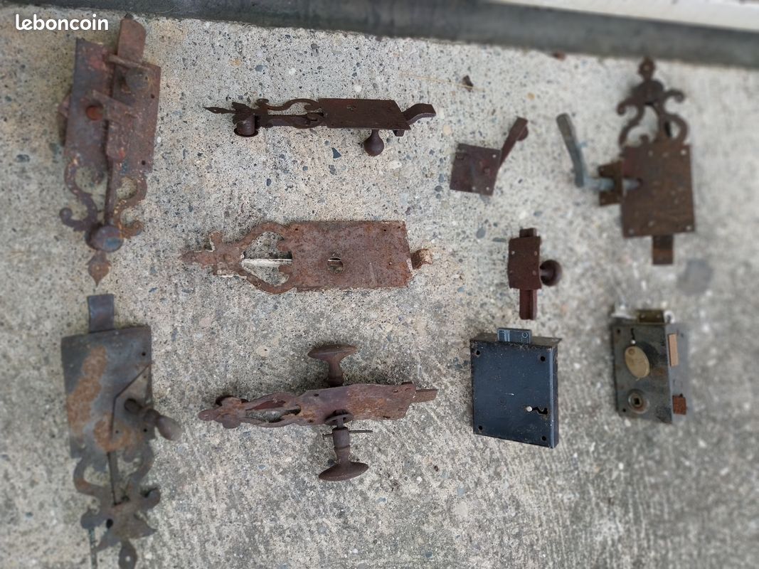 Lot poignées de porte placard anciennes (image 2)