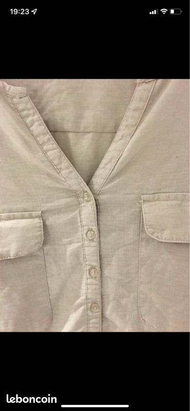 Chemise beige (image 3)