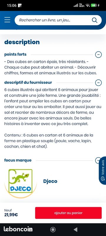 Jeu d'éveil DJECO (image 10)