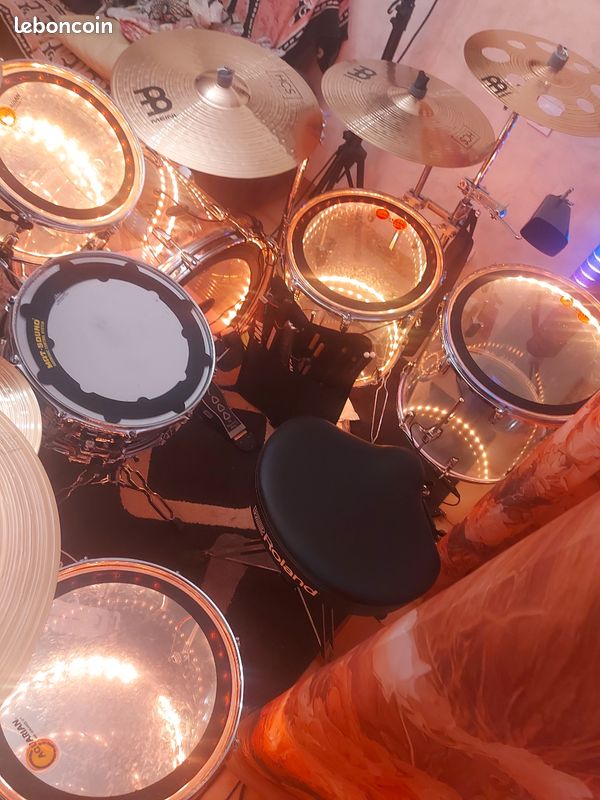Batterie acoustique Pearl acrylique (image 10)