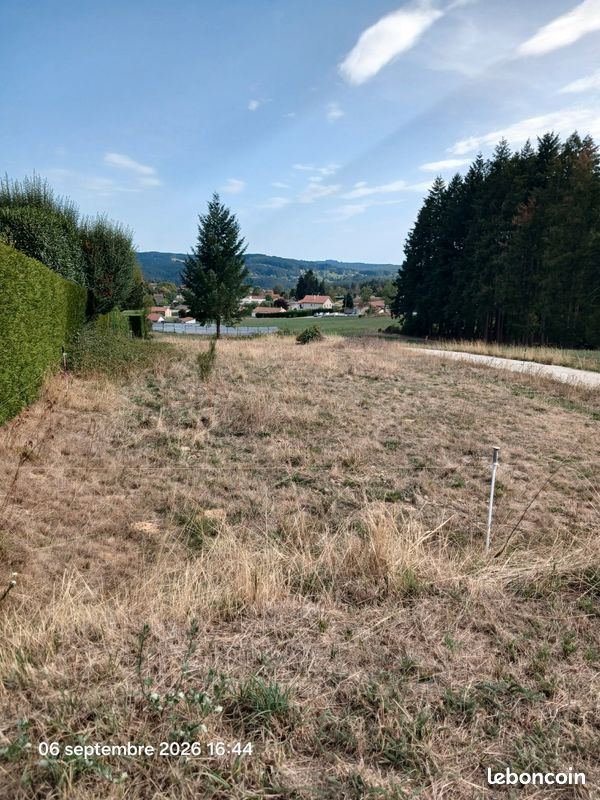 Terrain constructible viabilisé 1114m² · à Sainte-Sigolène · 89 000 €