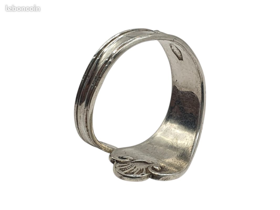 Spoon Rings Argent 800 Millièmes Début XXème (image 2)