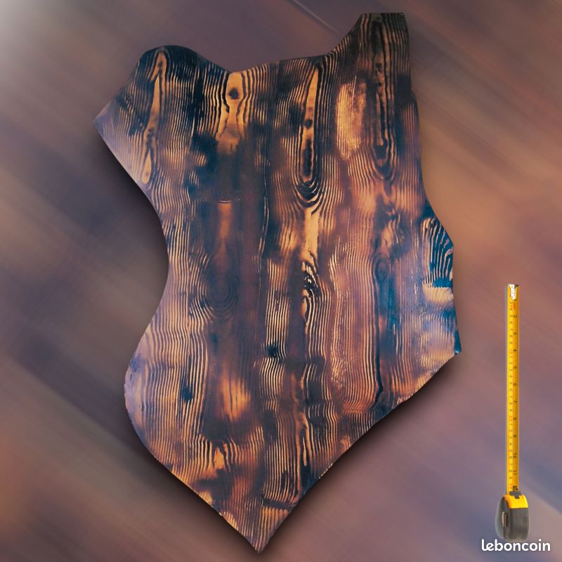 Pièce de cuir véritable peau tannage végétal Wood Collection #448 (image 1)