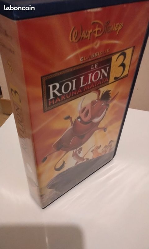 Cassette vhs enfant le roi lion 3 hakuna matata (image 4)
