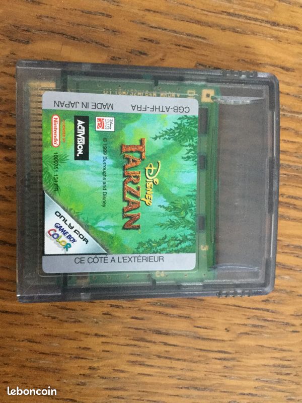 Jeu game boy color tarzan (image 1)