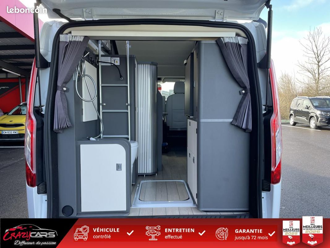 Westfalia custom nugget plus ford kelsey 2.0 ecoblue 170 - cam - camper pack - toit relevable (image 12)