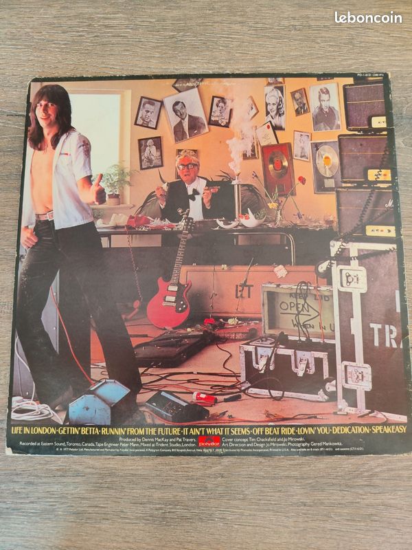 Disque vinyle 33tours de pat travers (image 2)
