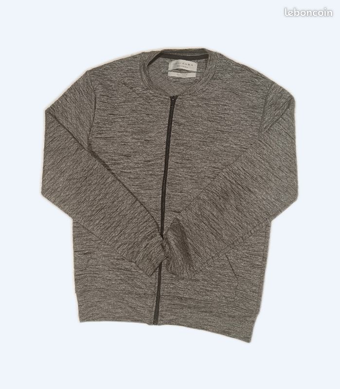 Veste zara grise (image 1)
