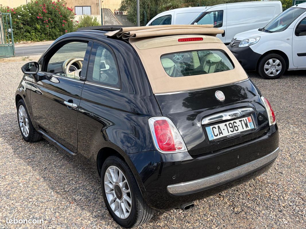 FIAT 500c 1.2 69CV Cabriolet - 2012 - 131160 kms (image 3)