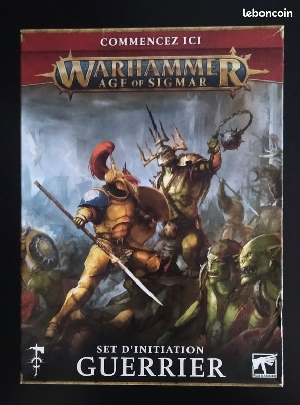 Warhammer Age Of Sigmar V.4 – Set Di Iniziazione (FR) – Gioco Da Tavolo, Scatola Base Francese, Miniature E Regolamento