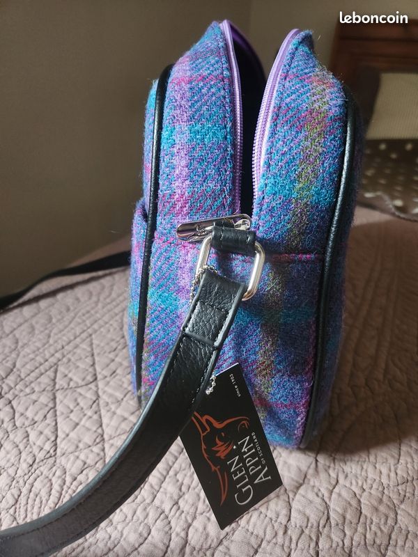 Glen Appin Harris Tweed Sac - LB1228 Brora - Coleur. 46 Multi Écossais