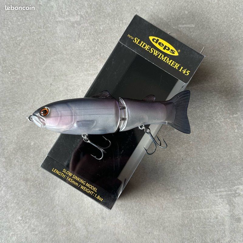 Leurre Deps Slide Swimmer – 115mm, Couleur 07 Deadly Ketabasu, ABS (neuf)