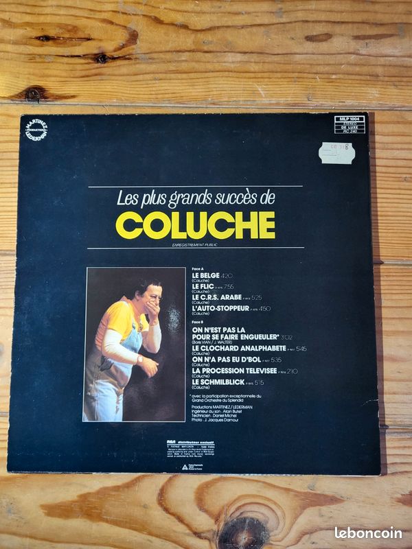 Coluche le belge 33t (image 2)