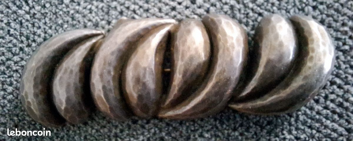 Broche Ancienne En Argent Massif - Bijou Vintage Occasion Ref. 230
