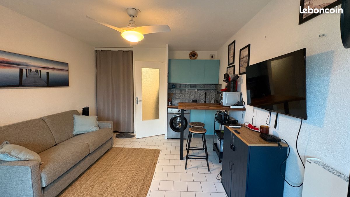 Appartement 1 pièce 22 m² · à La Grande-Motte · 22 m² · 550 €/mois