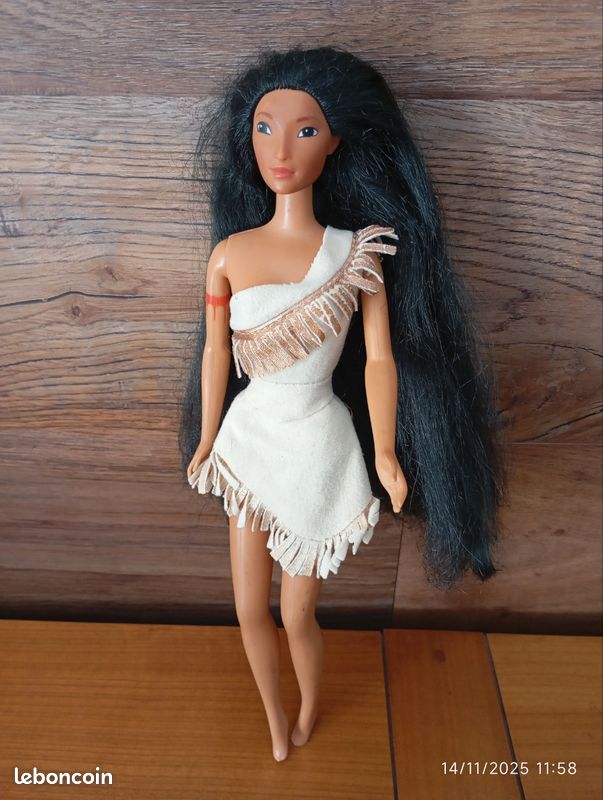 Barbie Pocahontas Vintage Totally Hair - Poupée Collection