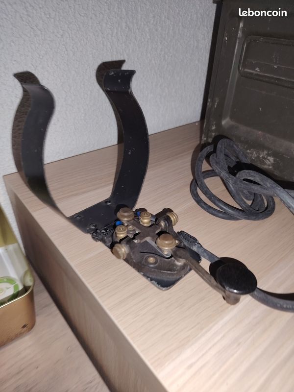 Ancien Manipulateur Morse - Émetteur Radioamateur Vintage, Communication