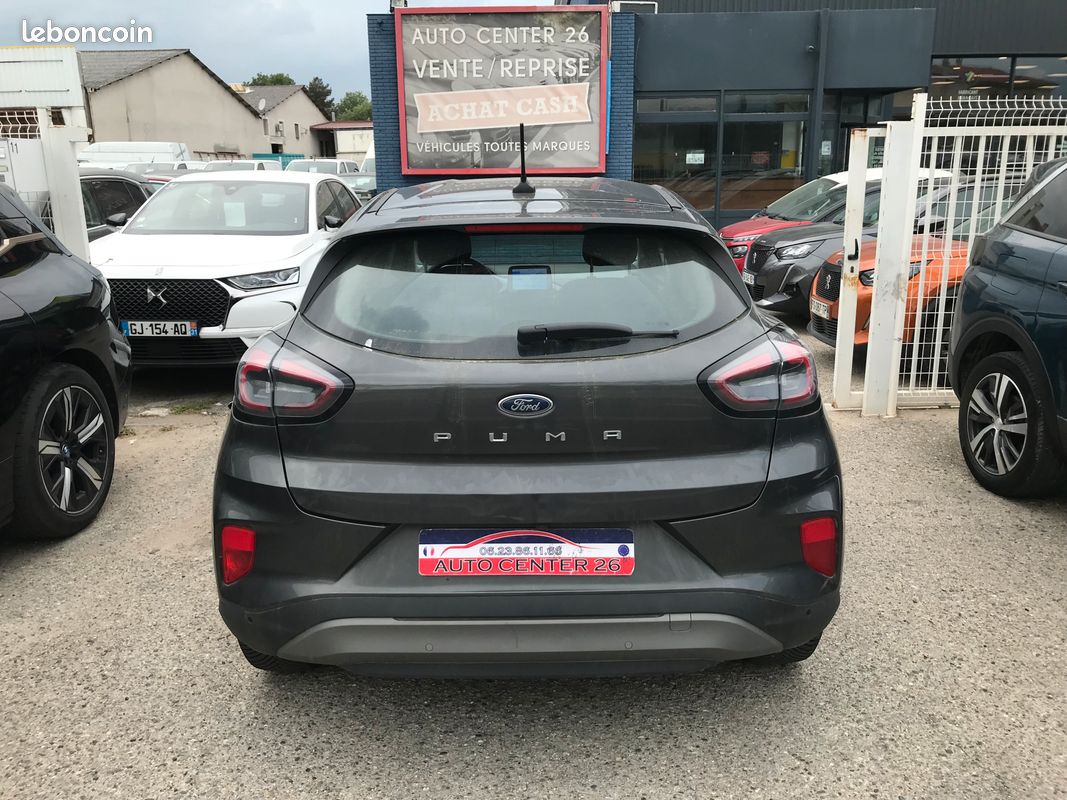 FORD Puma 1.0 Eco Boost Hybrid 125 Titanium Business /an 2024/GPS/CAMERA/Prix imbattable (image 4)