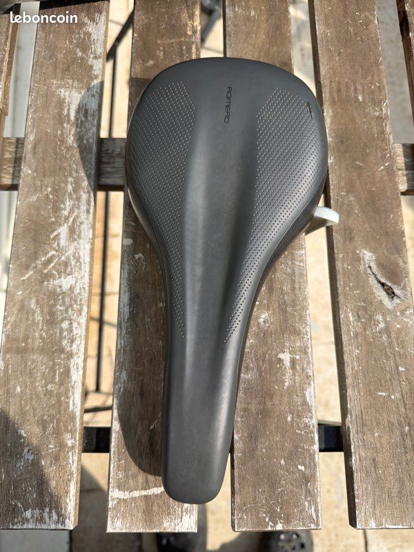 Selle VTT Giant 2947 By Viscount - Rétro Cuir Noir - 1992