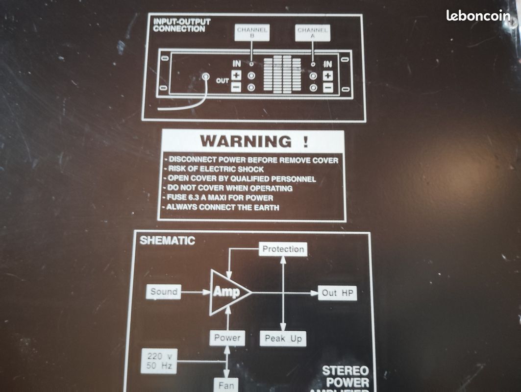 Ampli sono Spirit SP100 (image 4)
