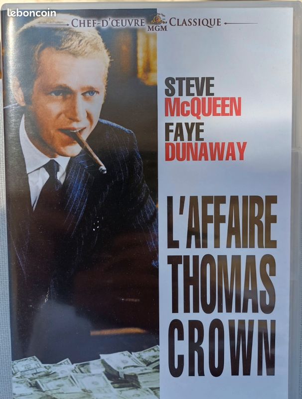 DVD L'affaire Thomas Crown Syeve Macqueen Faye Dunaway (image 1)
