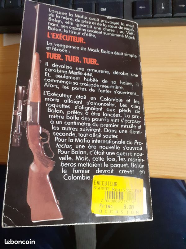 Livre l executeur numero 60 (image 2)