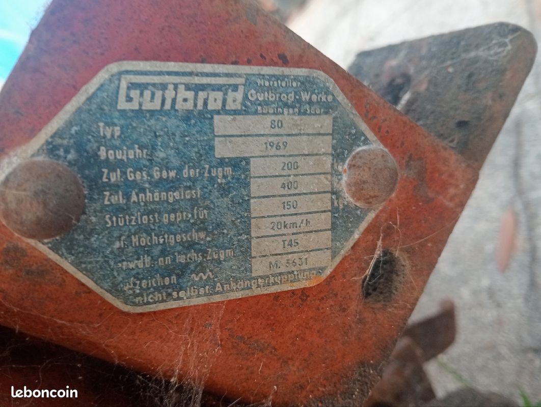 Motoculteur Gutbrod t45 1969 (image 5)