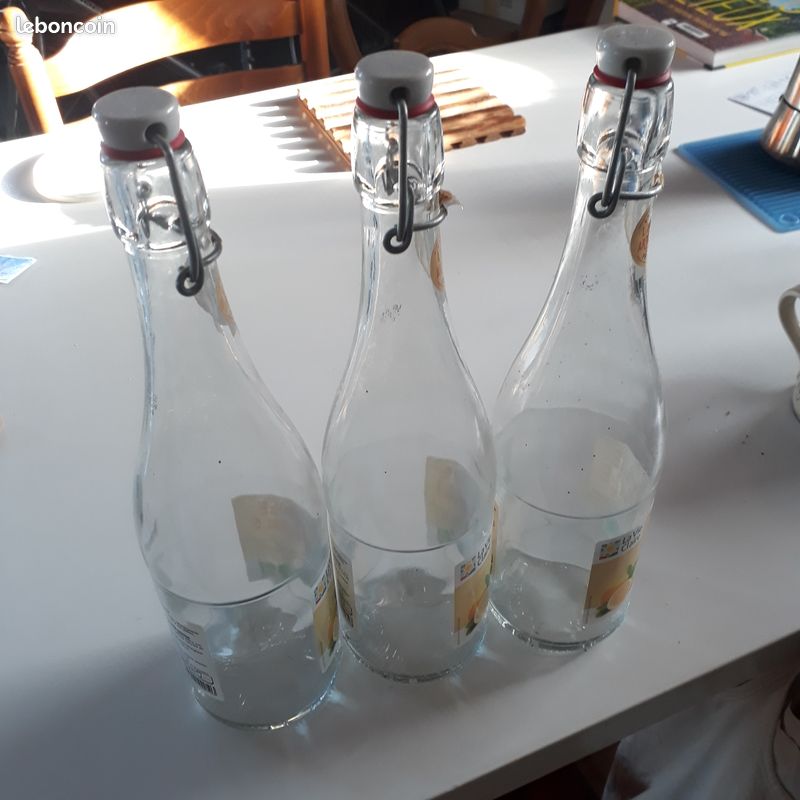 Bouteilles en verre vides (image 1)