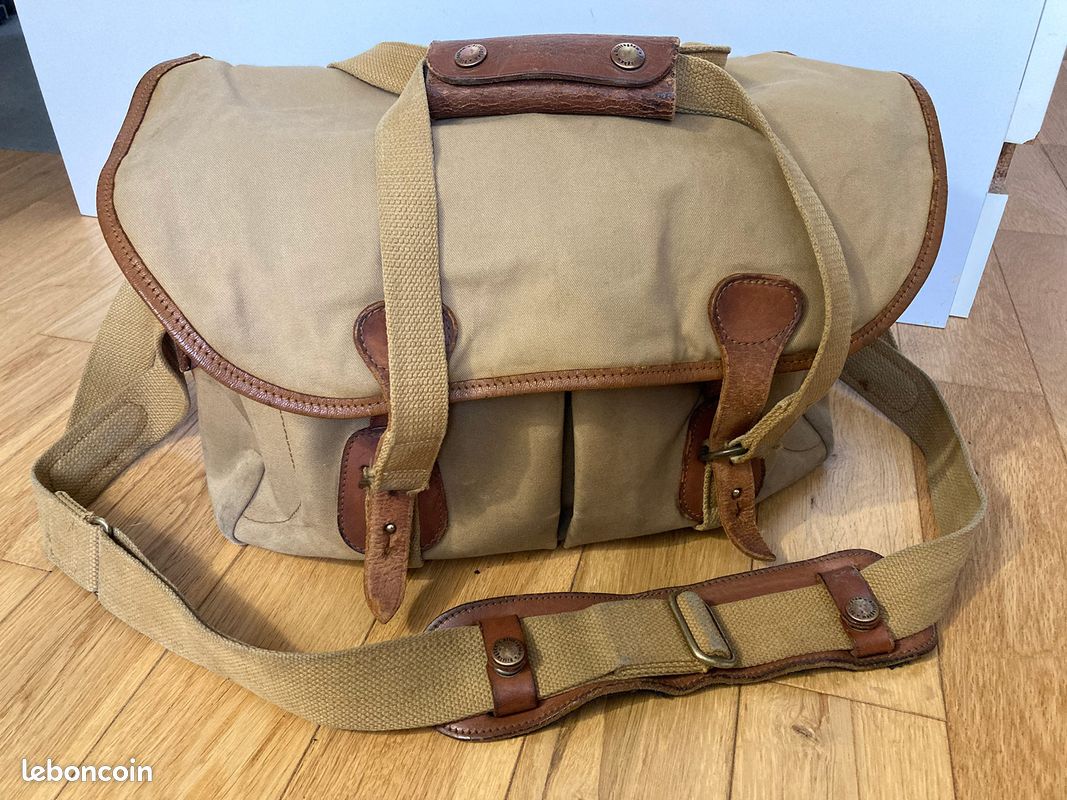Sac Photo Billingham Canvas 555 - Taille Moyenne - Couleur Khaki/tan - Protection Renforcée Pour Appareils