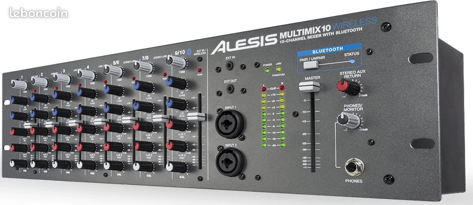 Table de mixage Alesis MM10WL – 10 canaux – Bluetooth (DESTOCKAGE) (image 4)