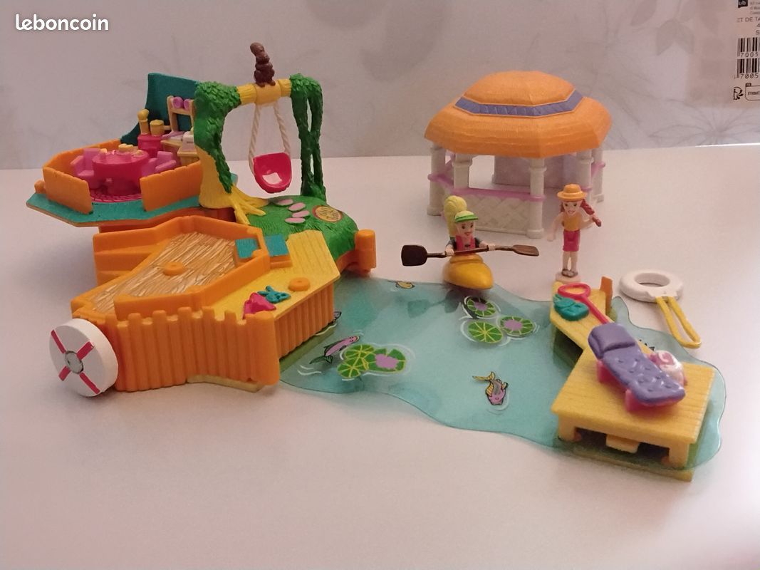 Polly Pocket - Canoe Fun - Incomplet - Bluebird Toys - 1998
