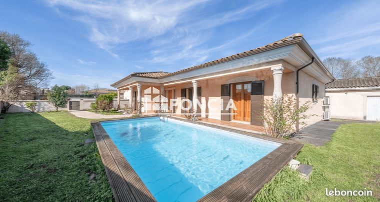 🌿 Maison 5 pièces – 130 m² sur terrain de 706 m² avec piscine et studio indépendant