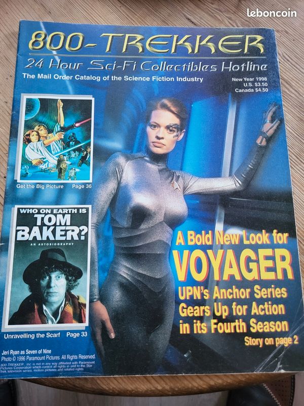 Rare magazine americain trekker 1998 collectibles sci-fi (image 1)
