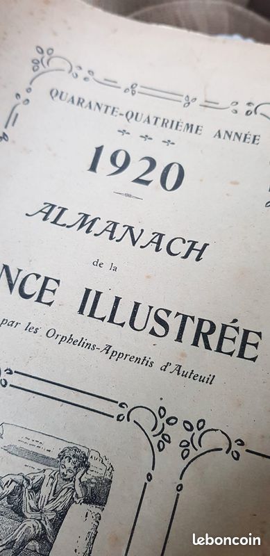 Ancien Almanach 1920 shabby vintage (image 1)