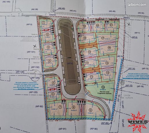 Terrain 368 m² LIGNAN SUR ORB