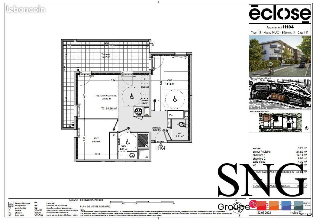 Appartement 3 pièces 55 m² · à Marseille · 55 m² · 930 €/mois