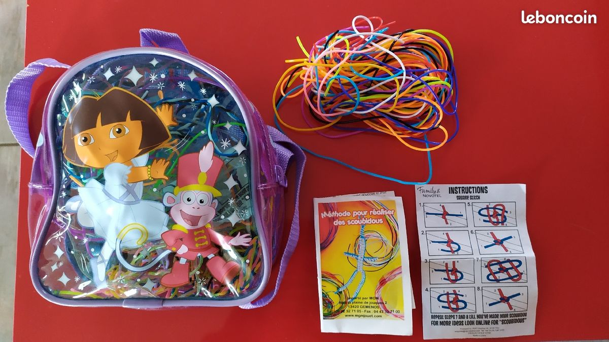 Jouets fille Sac Dora Scoubidous Jeux Jouets