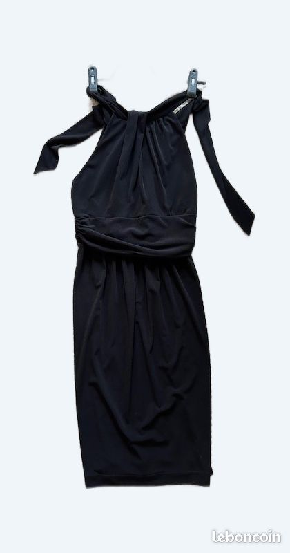 Robe Noire Sans Manches Best Mountain - Taille 38, Longueur Genou, Polyvalente