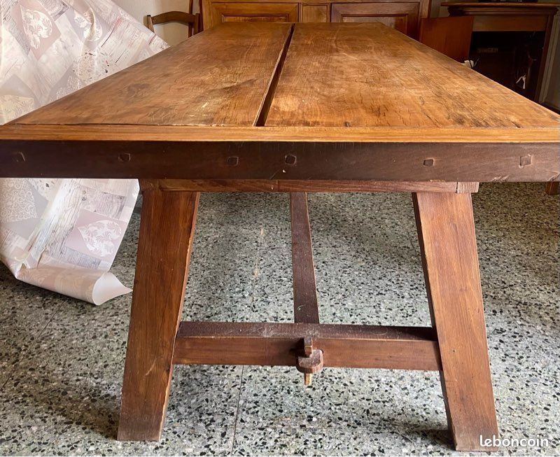 Grande table de ferme (image 1)