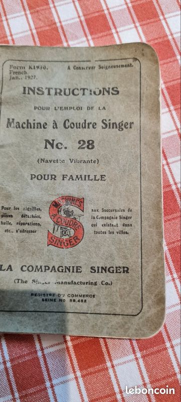 Machine à coudre Singer de 1927 (image 4)