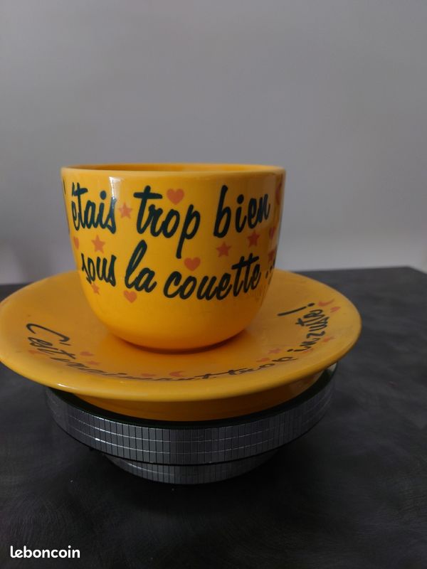 Ca3257 tasse Calimero jaune (image 2)