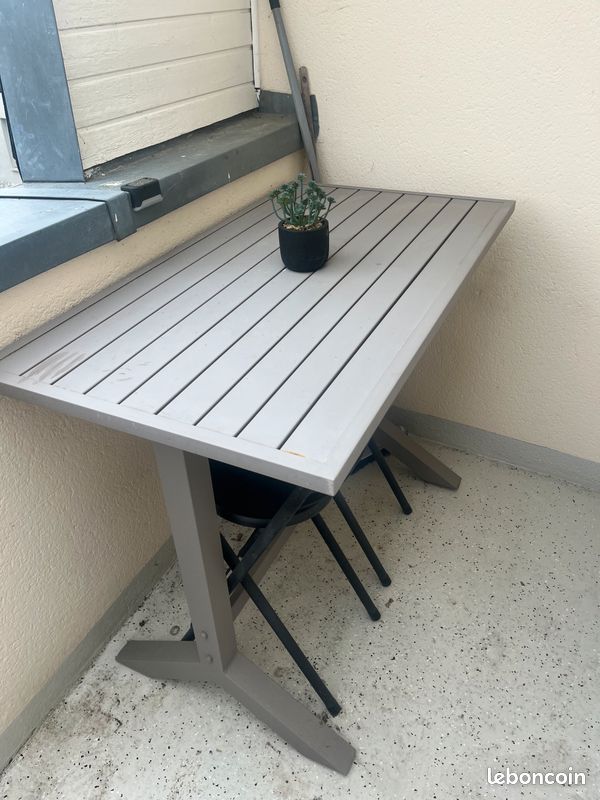 Table semi-haute de jardin (image 1)
