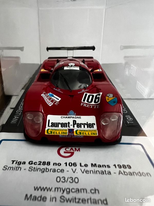 Une Tiga GC289 des 24 Heures du Mans 1989 à vendre... - Endurance Info