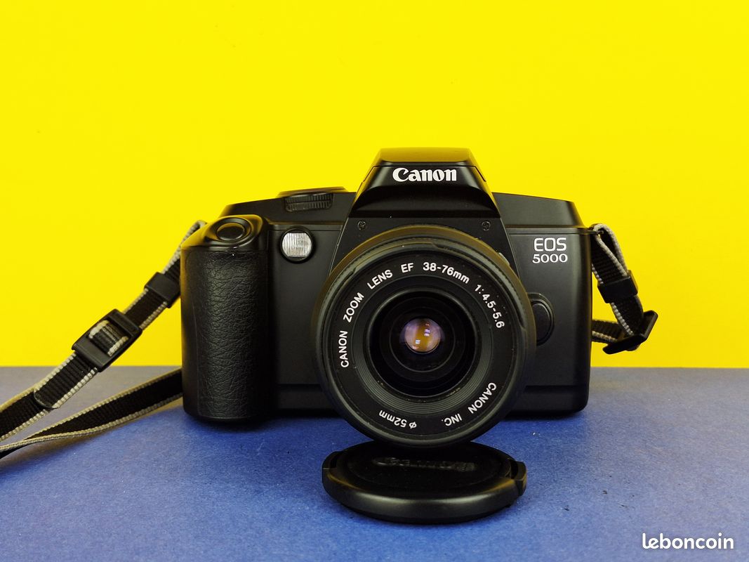 Appareil photo argentique Canon EOS 5000 38-76mm f4.5-5.6 Noir Reconditionné - Appareil photo argentique | fnac Suisse