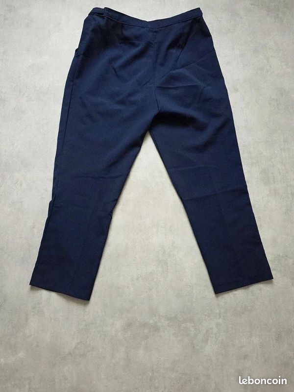 Pantalon de tailleur femme damart bleu marine taille 44 (image 14)