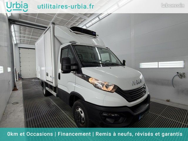 Iveco Daily CHASSIS CABINE FRIGO 12M3 160 CV ROUES JUMELEES HAYON CAISSE CAZAUX GROUPE THERMOKING... (image 1)