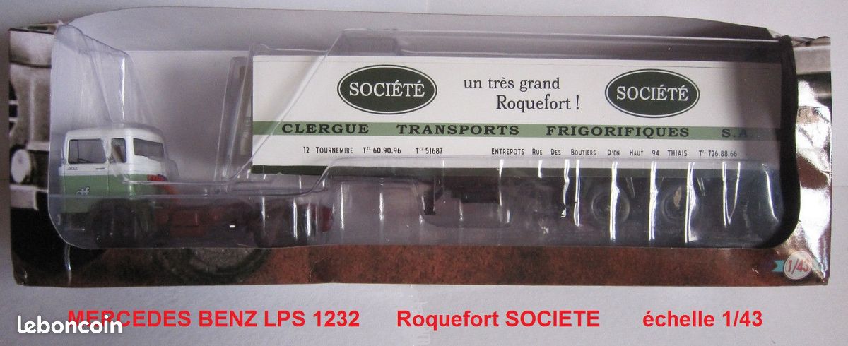 ALTAYA IXO 1/43 - Semi d'exception 96 - Mercedes Actros semi Pal